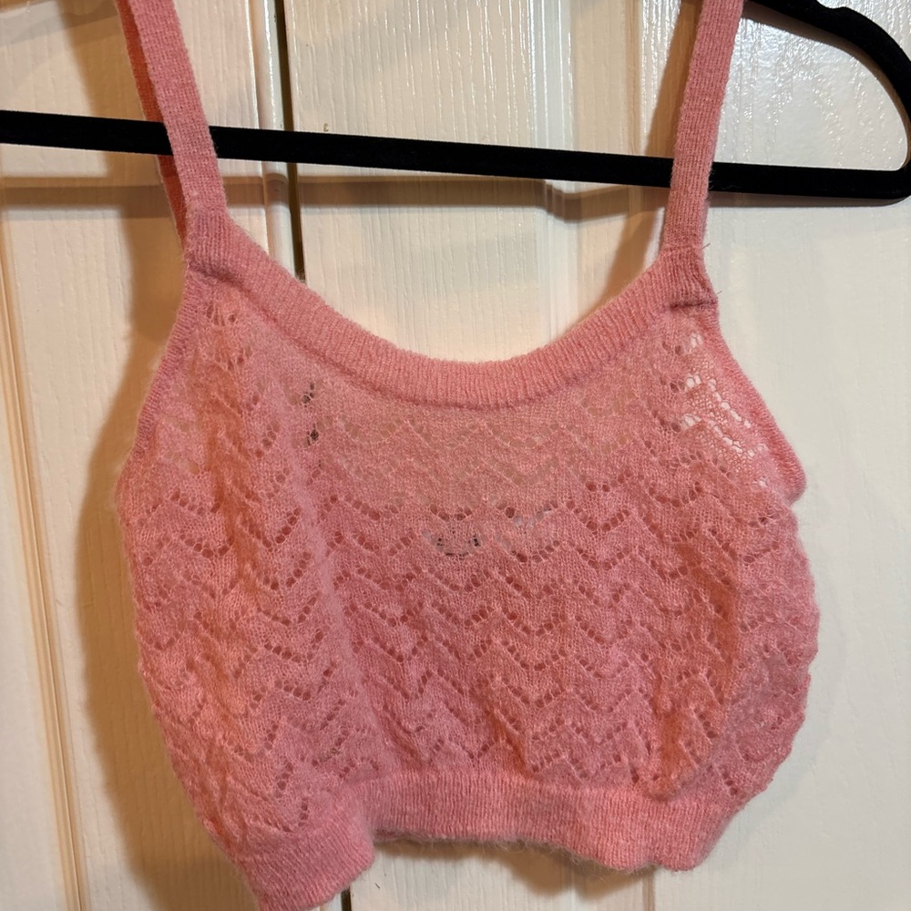 Zara Soft Pink Knit Top
